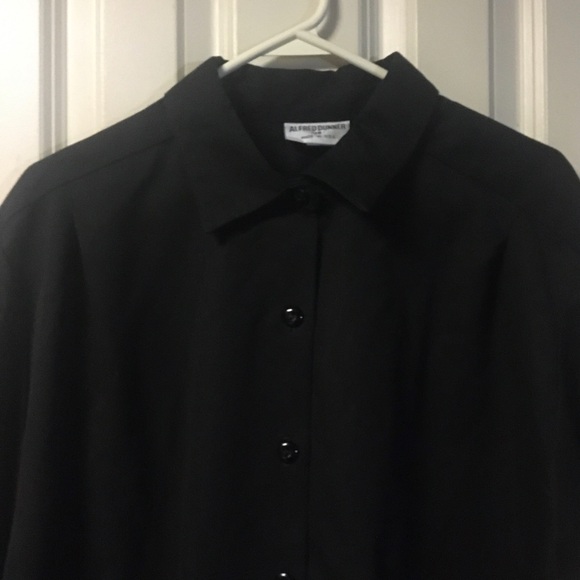 Alfred Dunner Women’s Black Jacket Size 18 Excellent Condition Heavy Blouse 1X - Picture 6 of 13